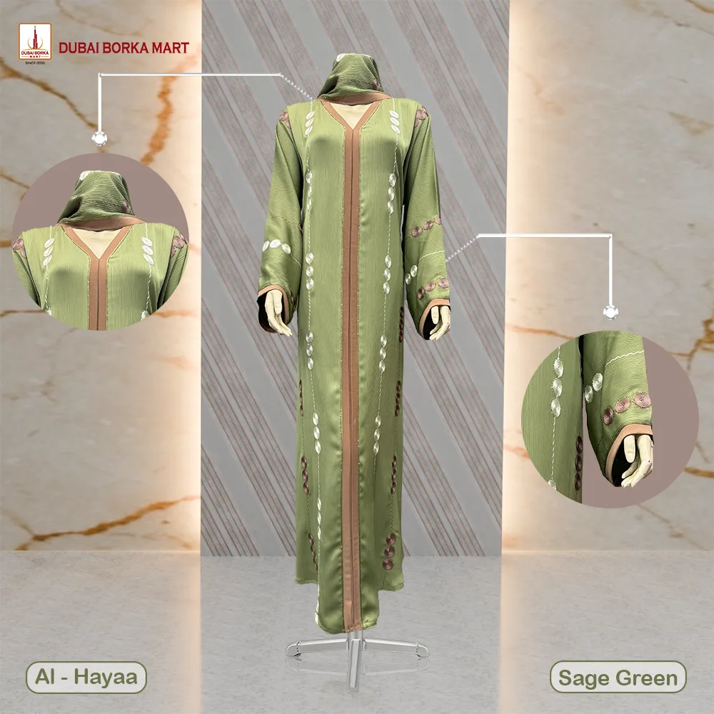 Al Hayaa, Sage Green Colour