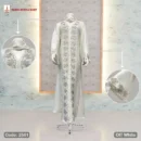 2501-Off White Color by Dubai Borka Mart