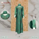 Premium Adjust Koti Borka by Dubai Borka Mart, Code: 2511, Sea Green