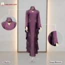 Falah Deep Maroon by Dubai Borka Mart