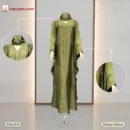 Falah Deep Olive by Dubai Borka Mart
