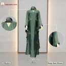 Falah Deep Sea Green by Dubai Borka Mart