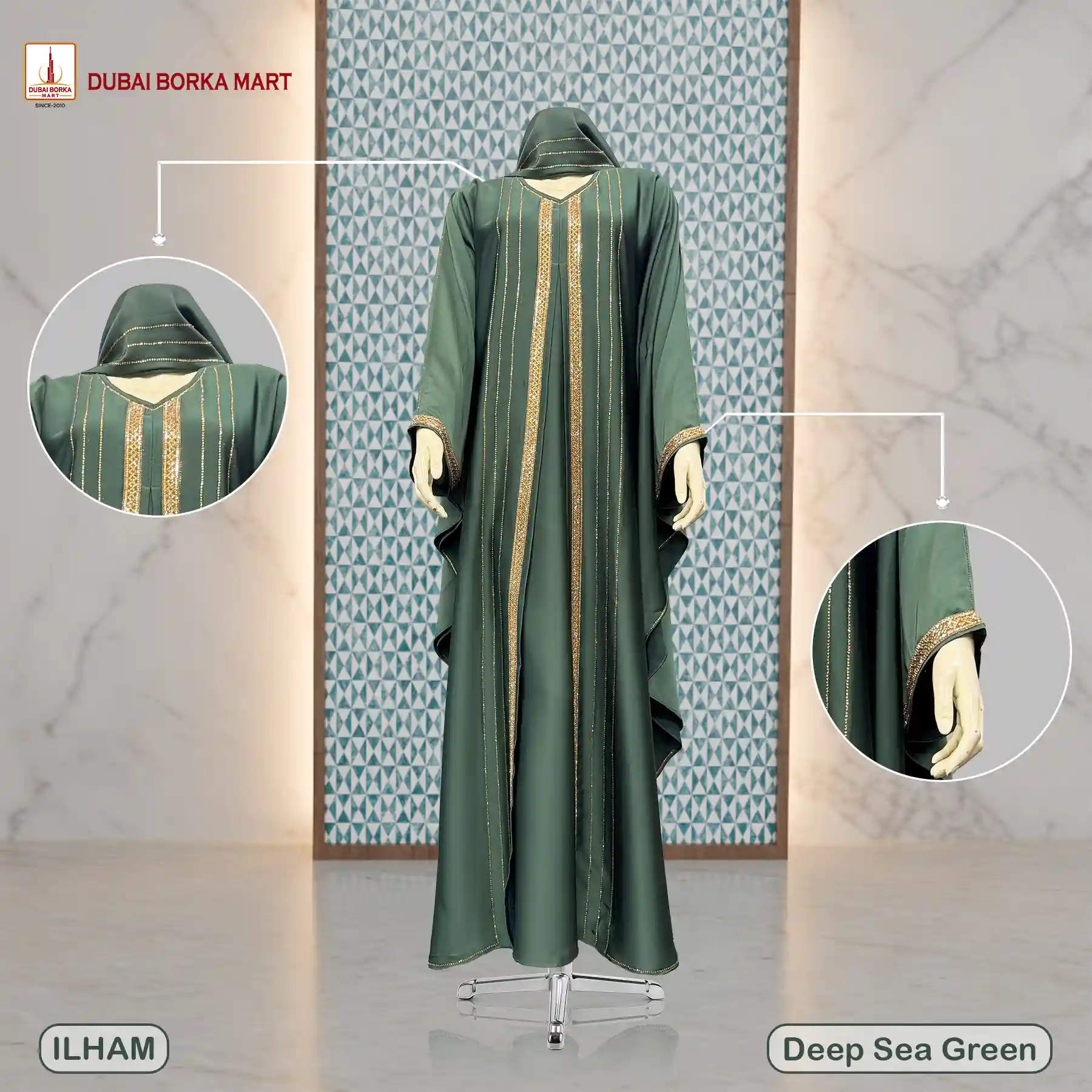 Ilham Deep Sea Green