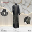 Saffron Fabrics Borka Code, 2516 Black