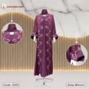 Saffron Fabrics Borka Code: 2526, Deep Maroon