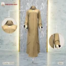 Dubai Arrowa Fabrics Borka With Karchupi Work, Code: 2524, Skin
