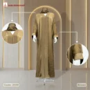 Premium Summer Friendly Jackets Fabrics Borka - Code:2559, Brown