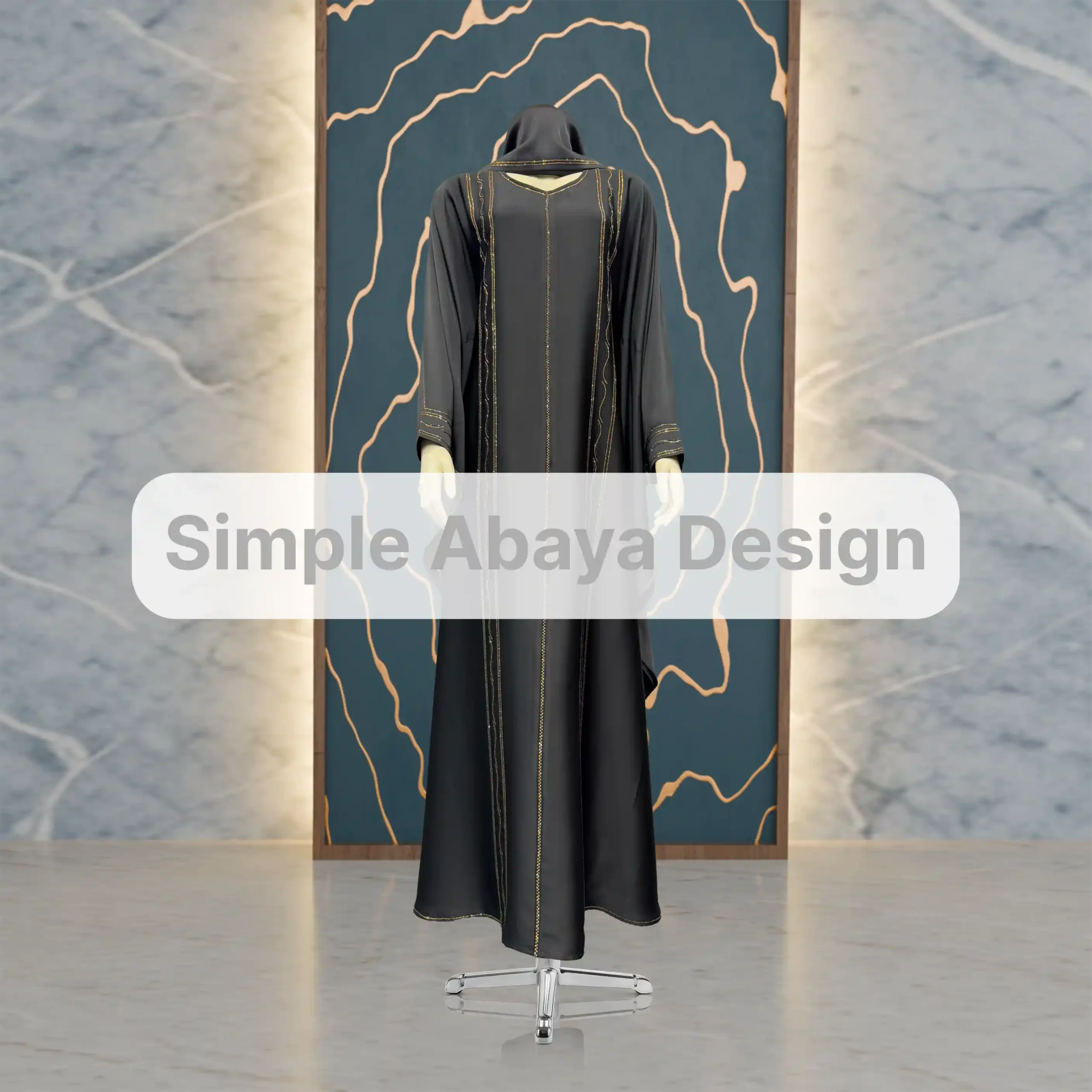 Simple Abaya Design, Dubai Borka Mart