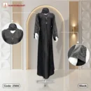 black borka design with dmc stone code 2566 dubai borka mart