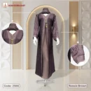 rossie brown borka design with dmc stone code 2566 dubai borka mart