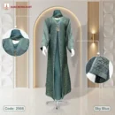 sky blue borka design with dmc stone code 2566 dubai borka mart